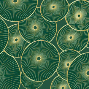 THAO - papier peint nénuphar graphique