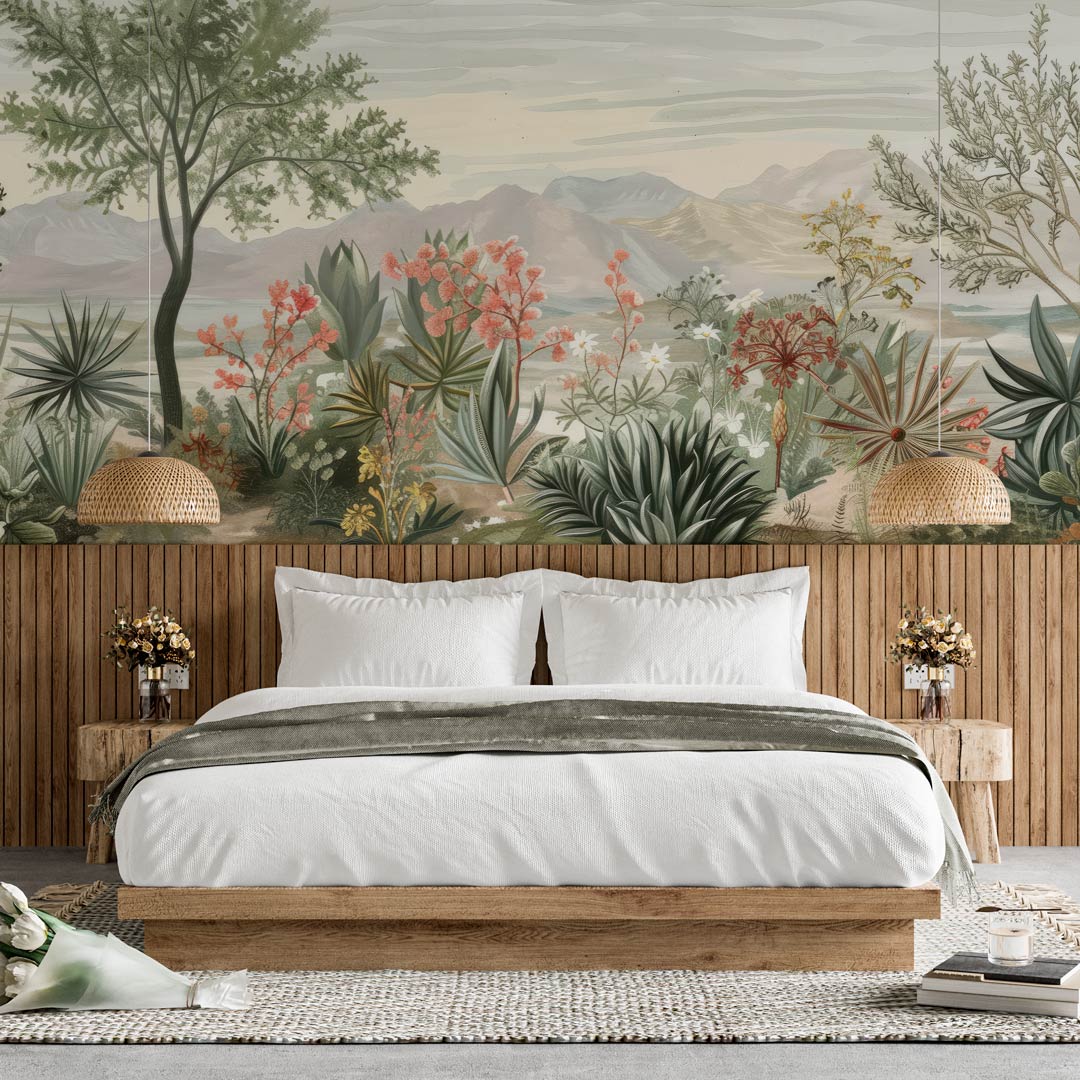 YONNA - tapisserie cactus chambre