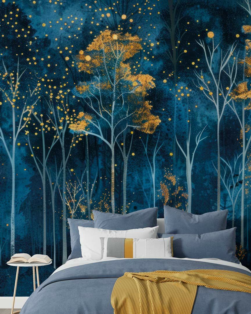 YOUNA - papier peint foret panoramique chambre