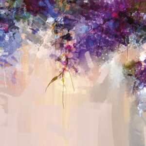 ADELINE - papier peint bougainvillier