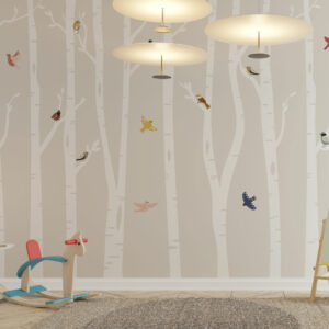 ALBE - Papier peint arbre enfant chambre bébé