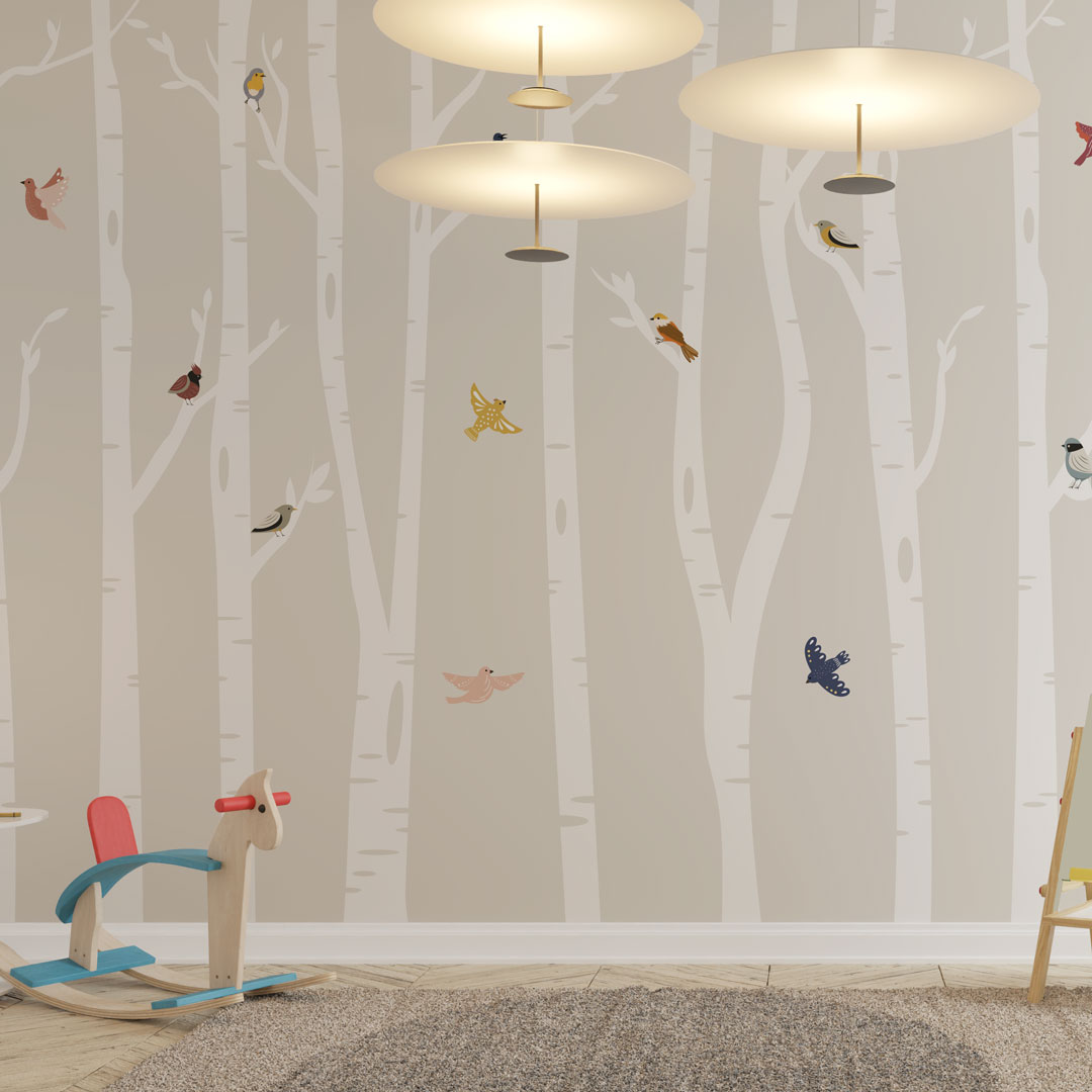 ALBE - Papier peint arbre enfant chambre bébé