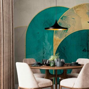 BERNADETTE - papier peint panoramique art déco salle à manger
