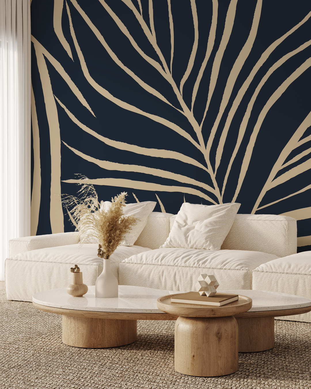 CÉDRIC - papier peint branchage salon