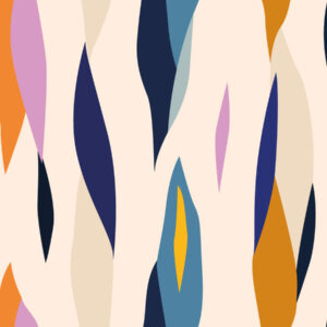 EMILIEN - Papier peint concept flammes colorées