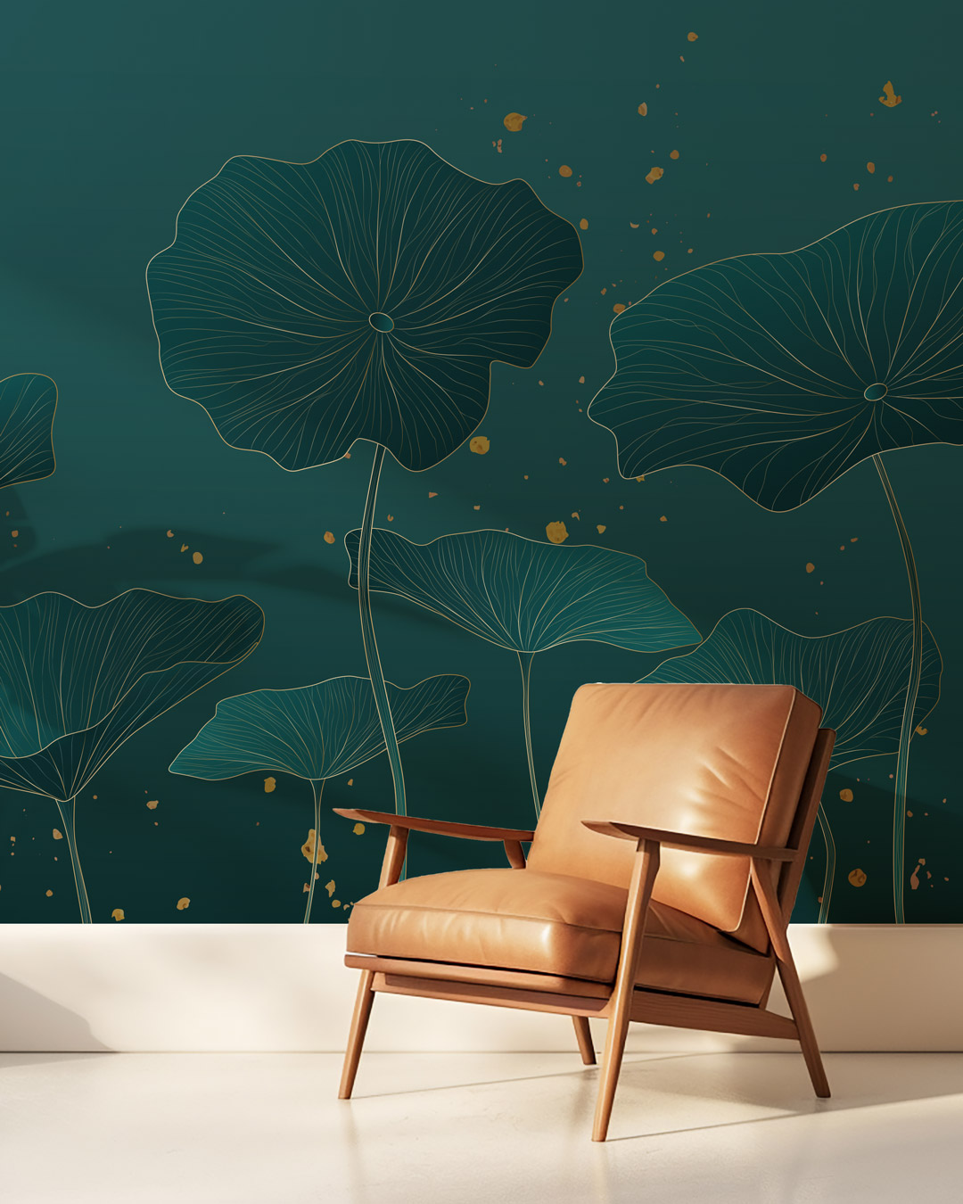 ERWAN - papier peint panoramique fleur salon