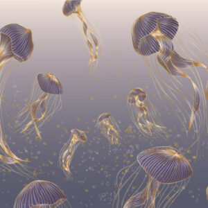 EVE - papier peint panoramique méduse