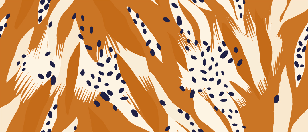 FABIENNE - papier peint print animalier abstrait