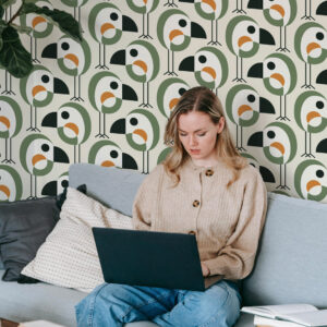 FERNAND - papier peint piou piou salon etudiant