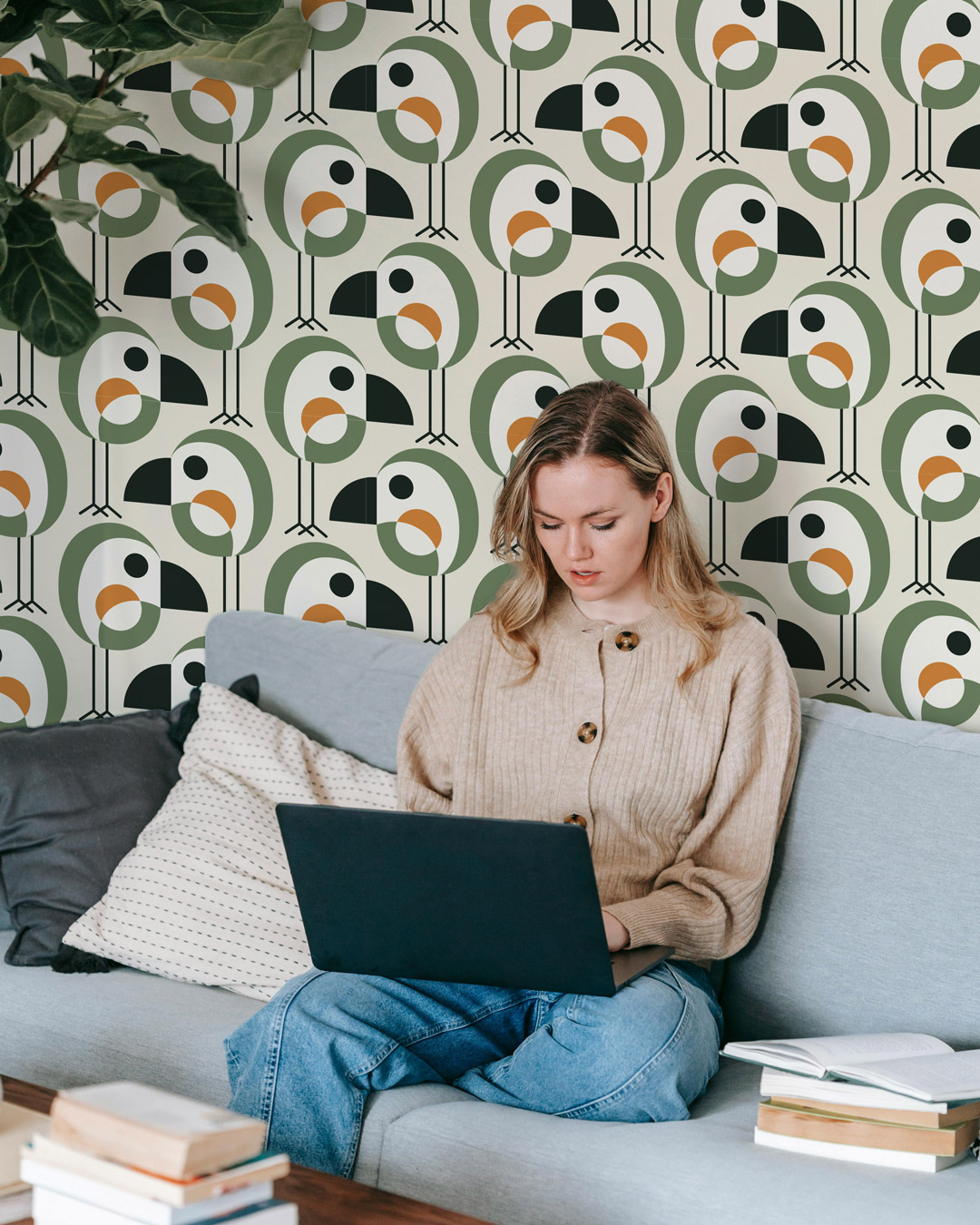 FERNAND - papier peint piou piou salon etudiant