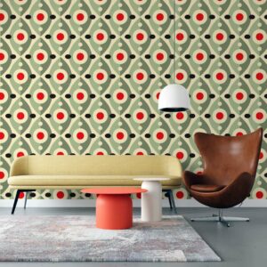 FLORENT - papier peint motif géométrique salon