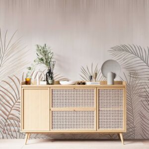 GARENCE - tapisserie palmier couloir