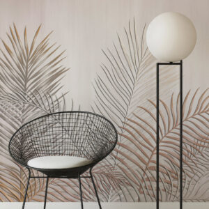 GARENCE - tapisserie palmier salon