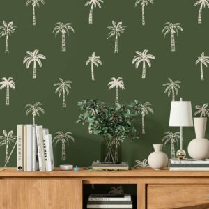 GERAUD - papier peint palmier vert salon