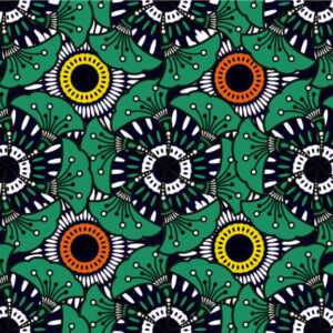 GILDAS - papier peint tropical wax vert