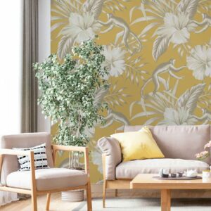 JEROME - papier peint singe espiègle salon