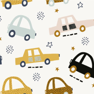 JOSEPH - papier peint voiture multicolore enfant