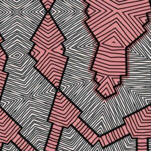 LISON - papier peint wax rose