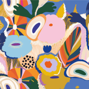 MAELLE - papier peint parasol abstrait