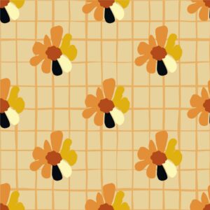 MELISSA - Papier peint fleuri coloré