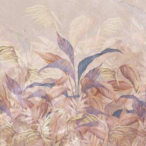 MIRELLE - tapisserie panoramique feuilles tropicales