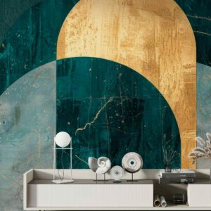 NATHALIE - papier peint arche art déco salon