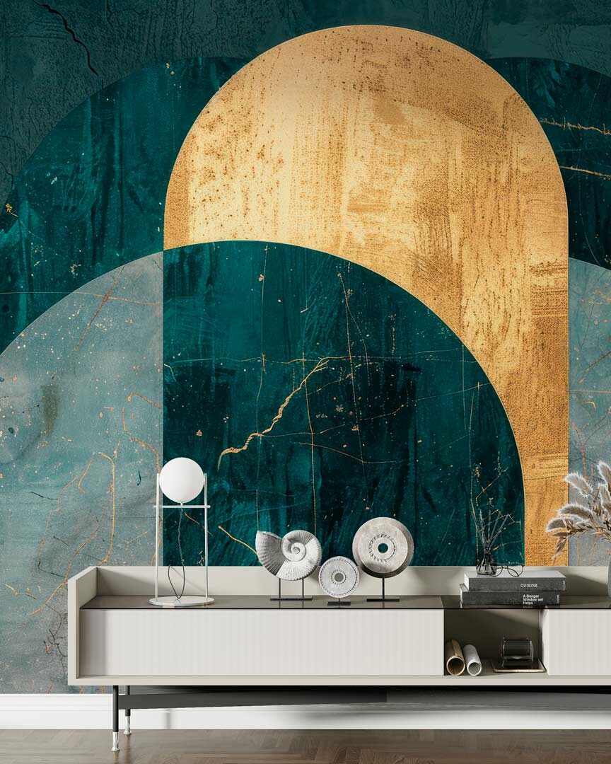 NATHALIE - papier peint arche art déco salon