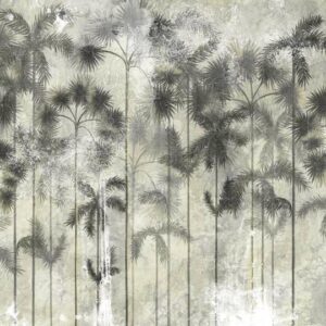 PHILIPPE - tapisserie palmier dans la brume