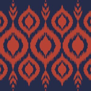 ROGER - papier peint ikat