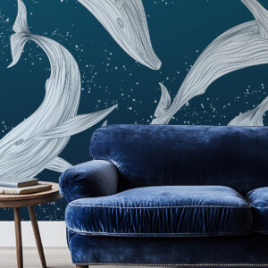ROLAND - papier peint baleine panoramique salon