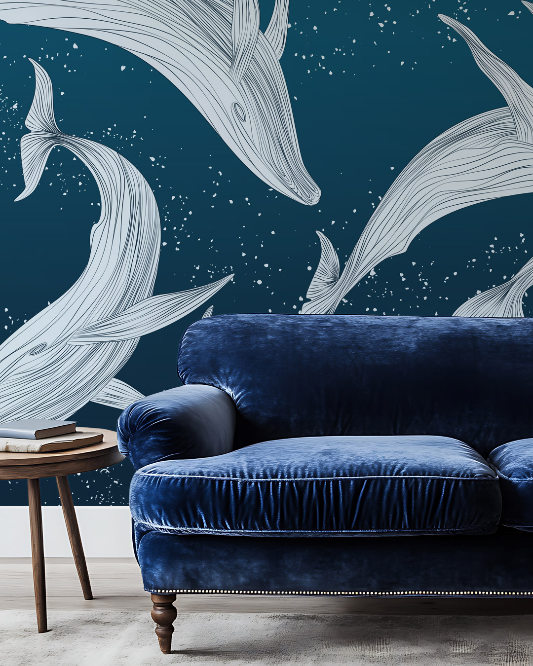 ROLAND - papier peint baleine panoramique salon