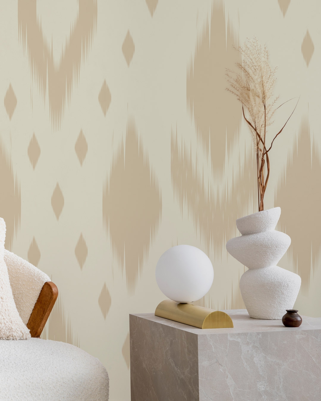 SABINE - papier peint panoramique tribu amérindienne salon