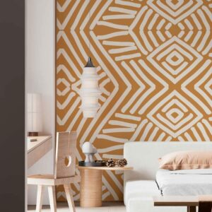 SIHAM - papier peint panoramique ethnique chambre