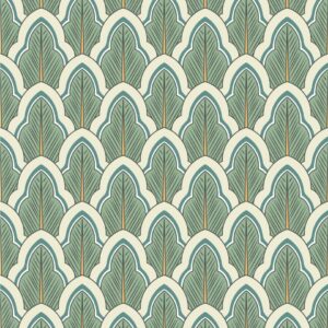 SOPHIA - Papier peint feuille rétro