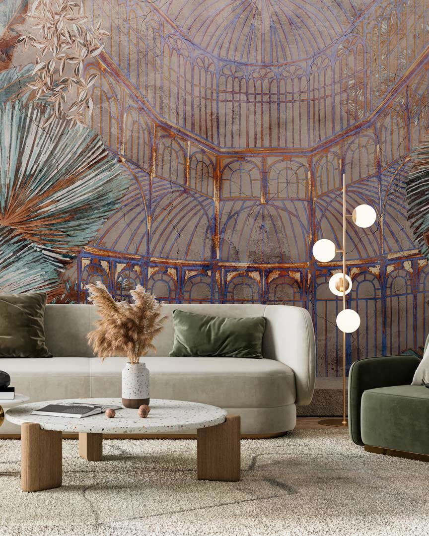 STEPHANIE - papier peint serre monumentale salon