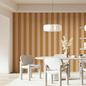 ALIÉNOR - Papier peint rayé salle à manger