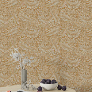 CELESTINE - Papier peint arabesque vintage bureau