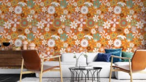 BARNABE : Comment intégrer un papier peint années 70 dans un intérieur moderne ?