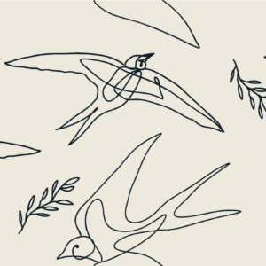 GINETTE - Papier peint colombes