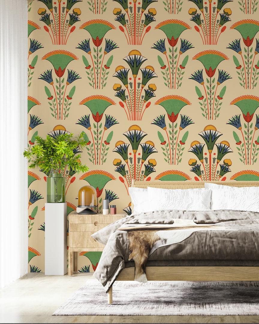 TAL - Papier peint papyrus egyptien chambre