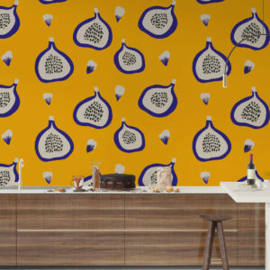 ANITA - Papier peint figue cuisine