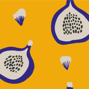 ANITA - Papier peint figue