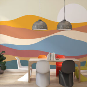 CHARLENE - Papier peint coucher de soleil salle a manger