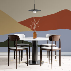 LEONARD - Papier peint panoramique lac en montagne salle à manger