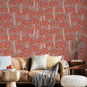 ANASTASIA - Papier peint-fenouil salon