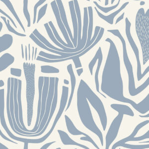 LAURE - Papier peint fleurs de bord de mer