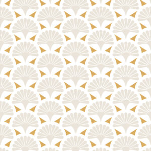 NELIA - Papier peint éventail art déco