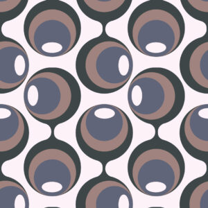 RODOLPHE - Papier peint vintage groovy