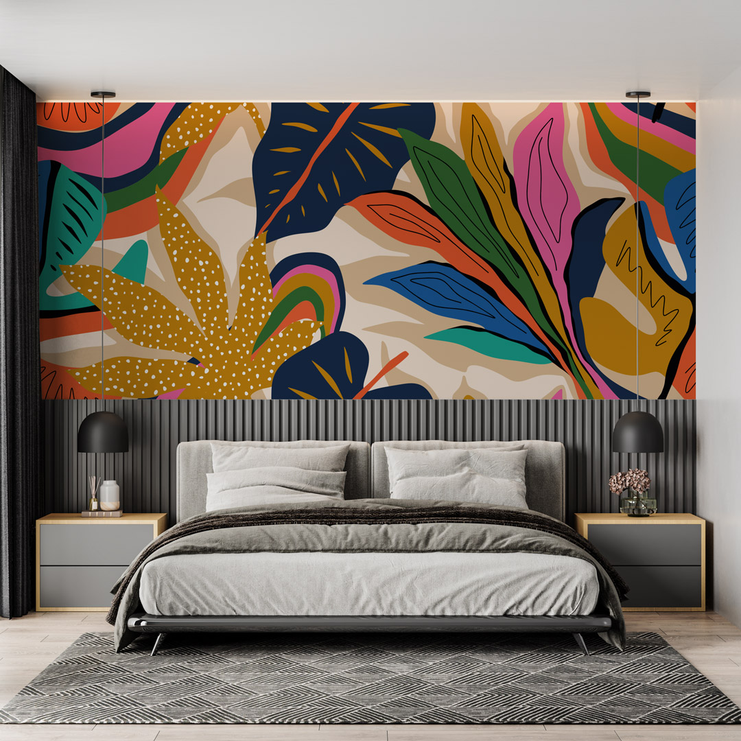 ROSIE - Papier peint fresque fleurs modernes chambre