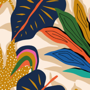 ROSIE - Papier peint fresque fleurs modernes